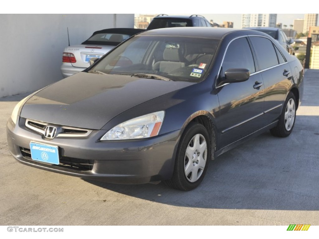 2005 Accord LX V6 Sedan - Graphite Pearl / Gray photo #3