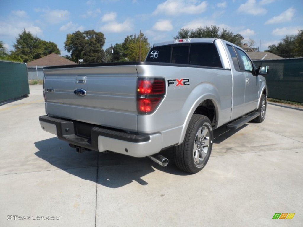 2011 F150 FX2 SuperCab - Ingot Silver Metallic / Black photo #3