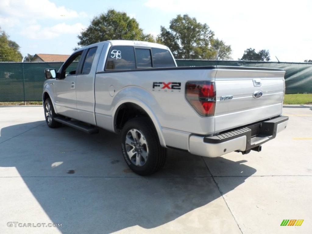 2011 F150 FX2 SuperCab - Ingot Silver Metallic / Black photo #5