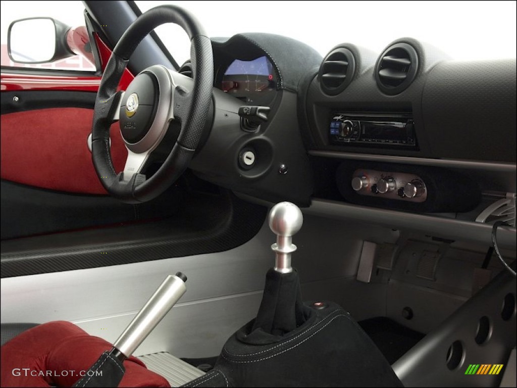 Black/Red Interior 2010 Lotus Exige S 260 Sport Photo #55660699