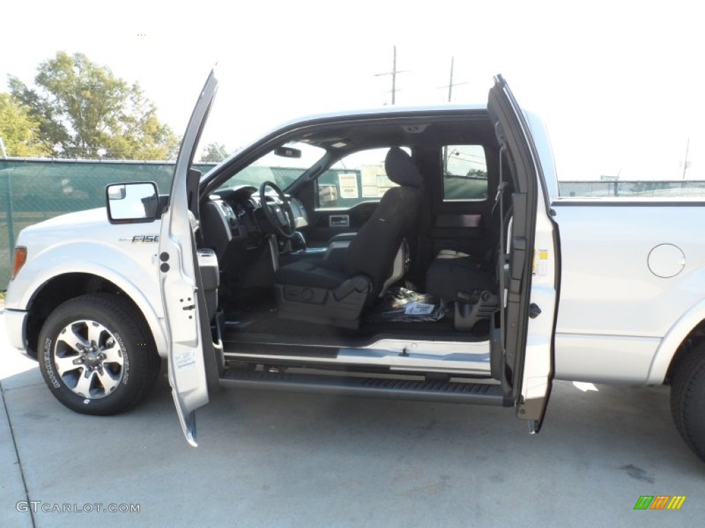 2011 F150 FX2 SuperCab - Ingot Silver Metallic / Black photo #22