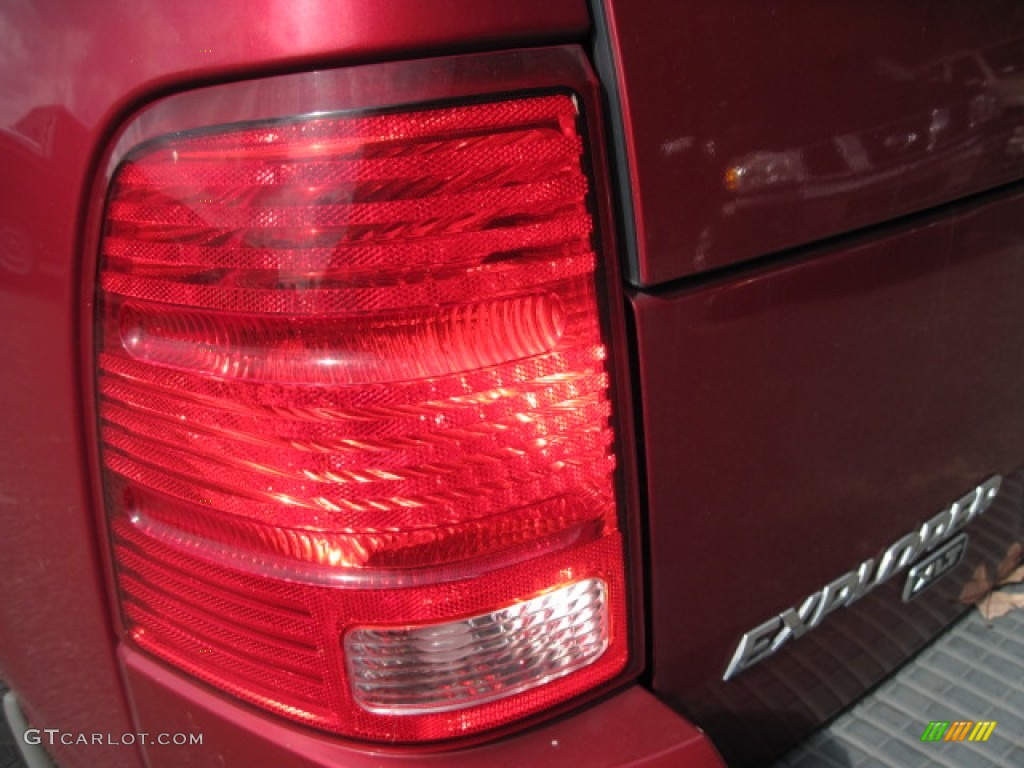 2004 Explorer XLT 4x4 - Redfire Metallic / Medium Parchment photo #6
