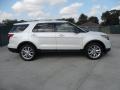 2012 White Platinum Tri-Coat Ford Explorer XLT  photo #2