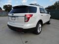 2012 White Platinum Tri-Coat Ford Explorer XLT  photo #3