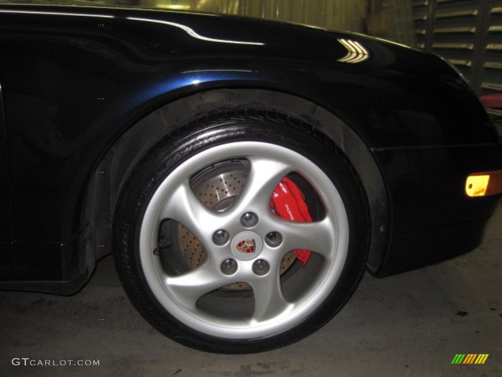 1996 911 Carrera 4S - Midnight Blue Metallic / Classic Grey photo #23