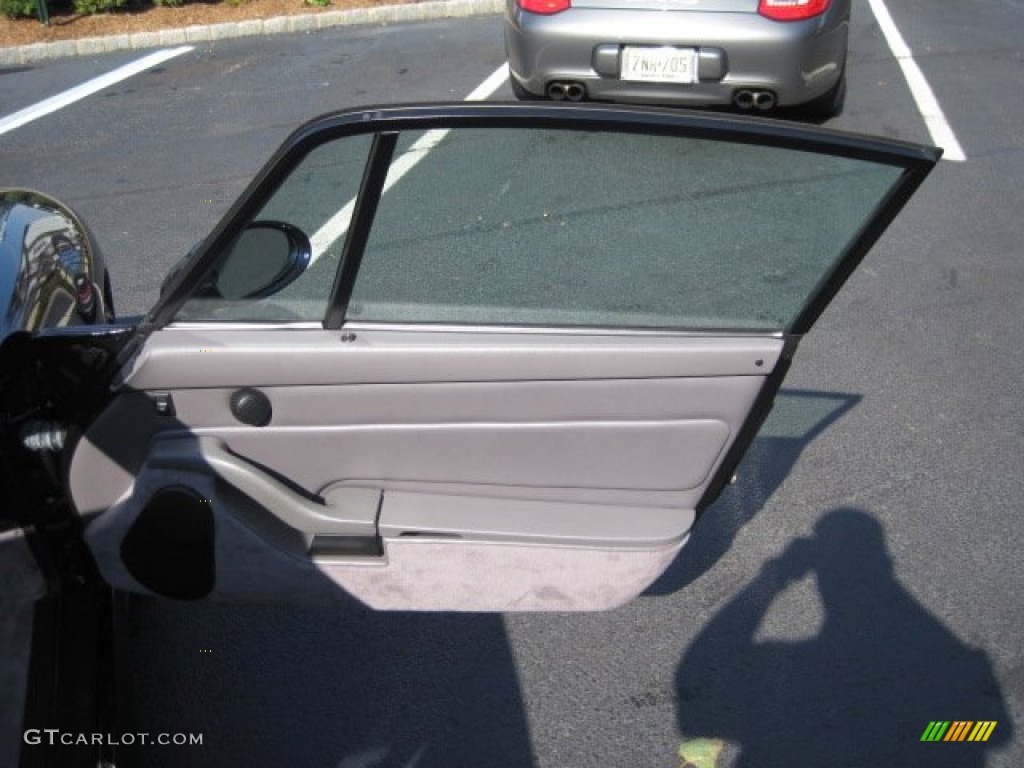 1996 Porsche 911 Carrera 4S Classic Grey Door Panel Photo #55663198