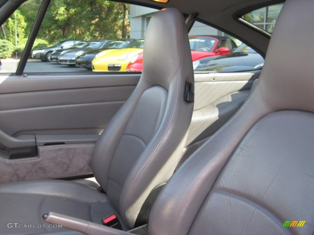 Classic Grey Interior 1996 Porsche 911 Carrera 4S Photo #55663241