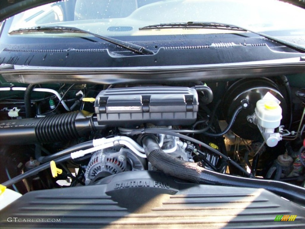 2000 Dodge Ram 1500 SLT Regular Cab 4x4 5.9 Liter OHV 16-Valve V8 Engine Photo #55663777
