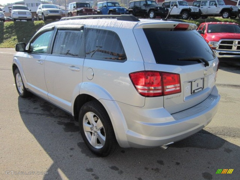 2009 Journey SXT - Bright Silver Metallic / Dark Slate Gray/Light Graystone photo #3