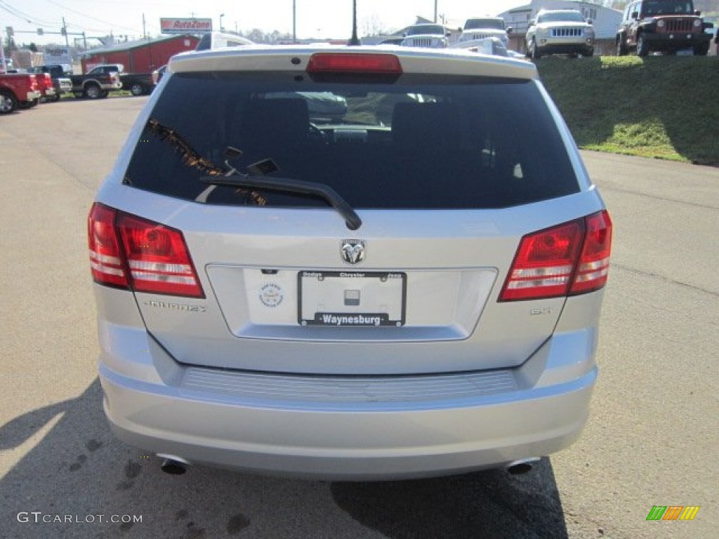 2009 Journey SXT - Bright Silver Metallic / Dark Slate Gray/Light Graystone photo #4