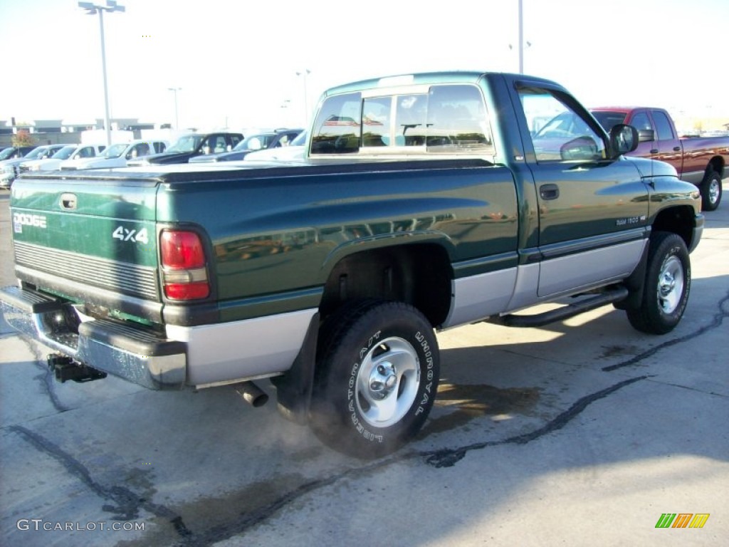 2000 Ram 1500 SLT Regular Cab 4x4 - Forest Green Pearlcoat / Camel/Tan photo #19