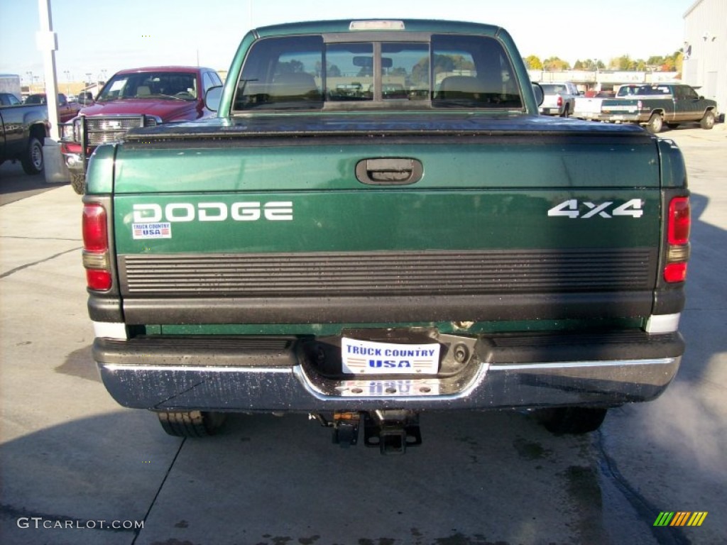 2000 Ram 1500 SLT Regular Cab 4x4 - Forest Green Pearlcoat / Camel/Tan photo #20