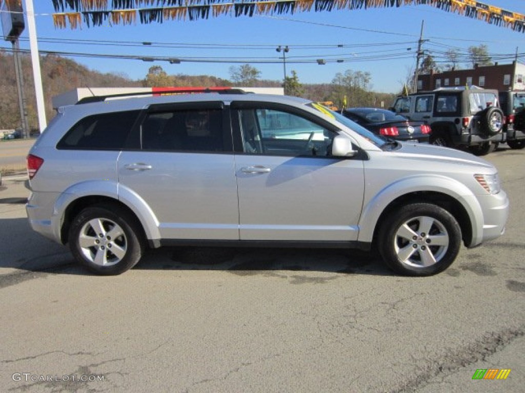 2009 Journey SXT - Bright Silver Metallic / Dark Slate Gray/Light Graystone photo #6