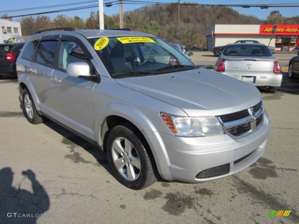 2009 Journey SXT - Bright Silver Metallic / Dark Slate Gray/Light Graystone photo #7