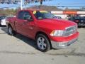 2010 Flame Red Dodge Ram 1500 Big Horn Quad Cab 4x4  photo #7