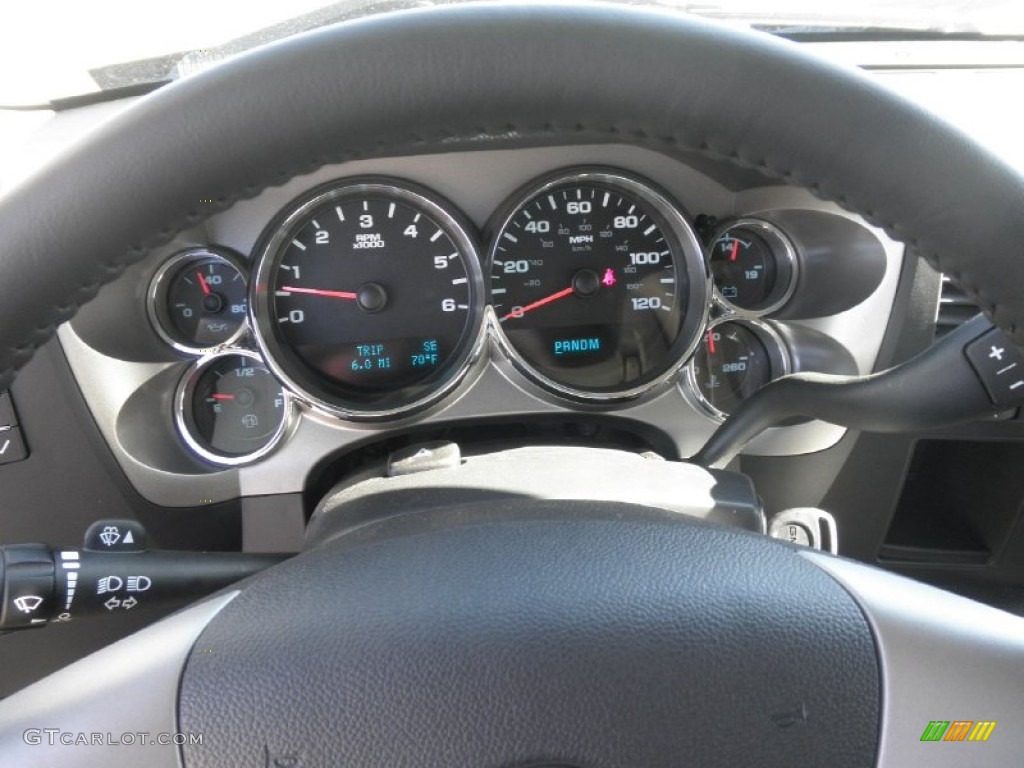 2012 GMC Sierra 1500 SLE Crew Cab Gauges Photo #55664125