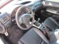 Carbon Black 2010 Subaru Impreza WRX Wagon Interior Color