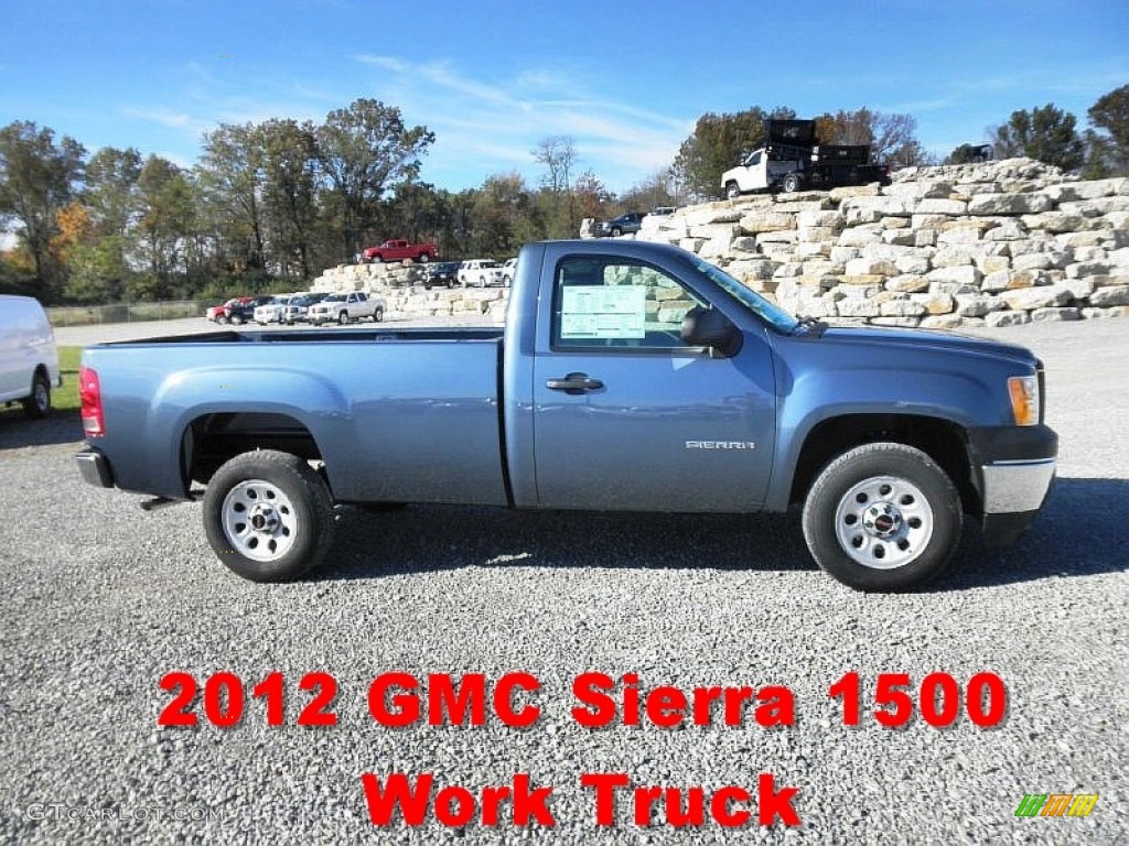 2012 Sierra 1500 Regular Cab - Stealth Gray Metallic / Dark Titanium photo #1