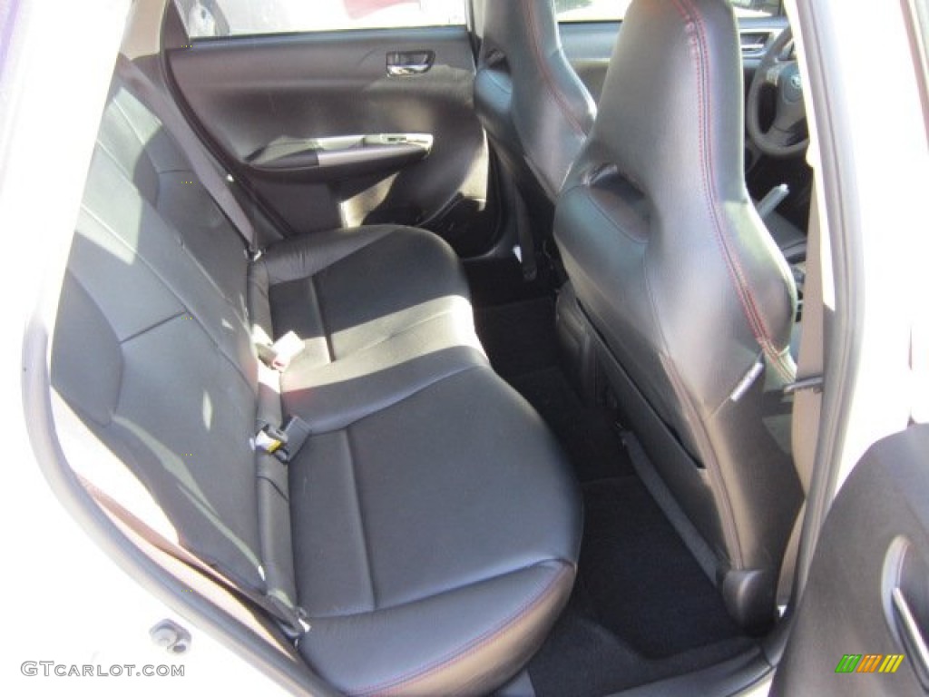 Carbon Black Interior 2010 Subaru Impreza WRX Wagon Photo #55664569
