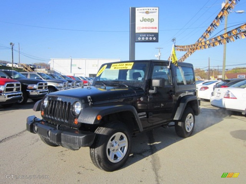 Black Jeep Wrangler