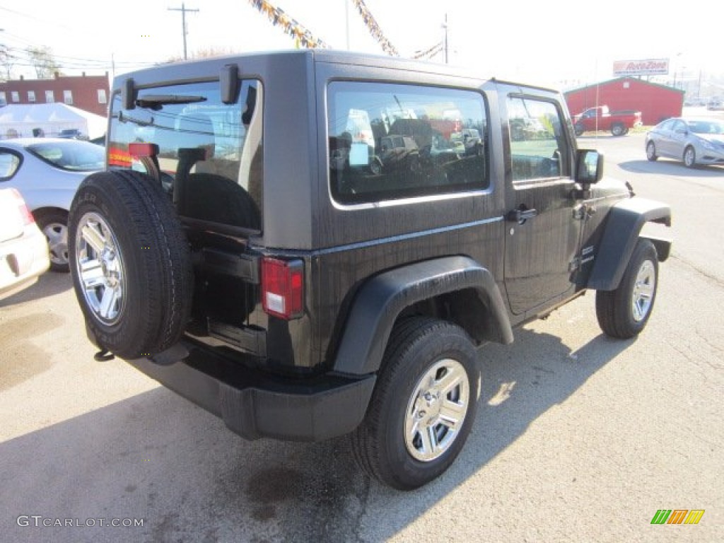 2011 Wrangler Sport 4x4 - Black / Black photo #5