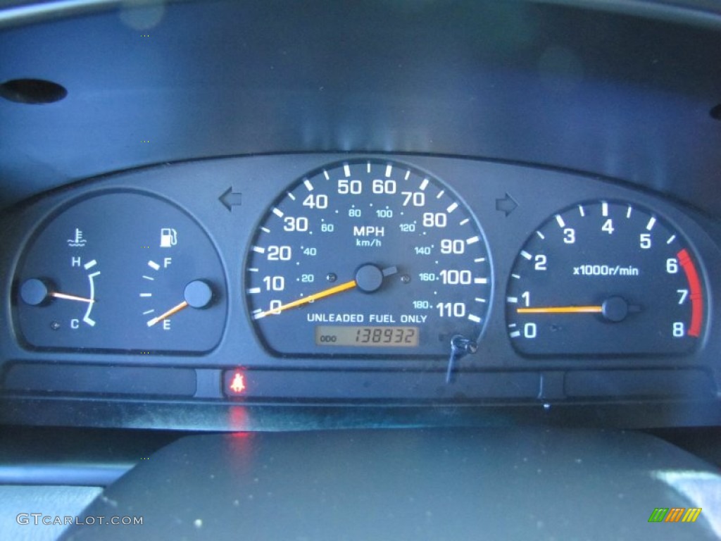 1998 Nissan Frontier XE Extended Cab 4x4 Gauges Photo #55664752
