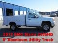 Summit White 2012 GMC Sierra 2500HD Regular Cab Utility Truck