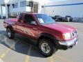 1998 Strawberry Red Pearl Nissan Frontier XE Extended Cab 4x4  photo #22