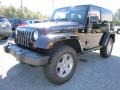 Black 2012 Jeep Wrangler Rubicon 4X4 Exterior