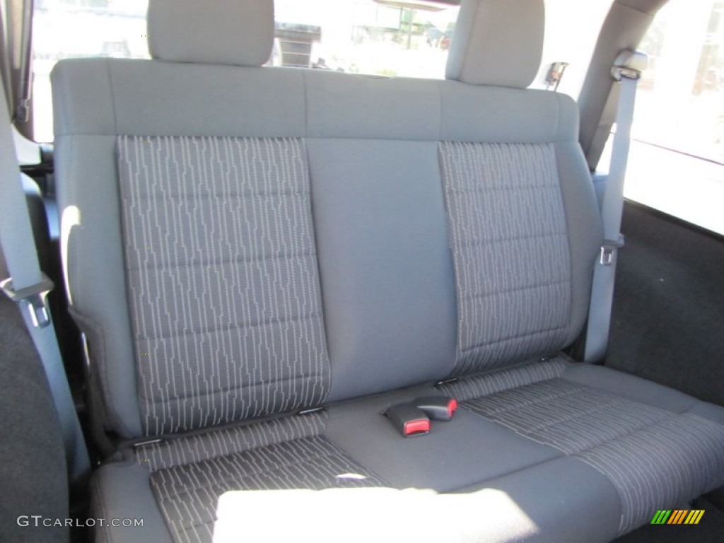 Black Interior 2012 Jeep Wrangler Rubicon 4X4 Photo #55666066
