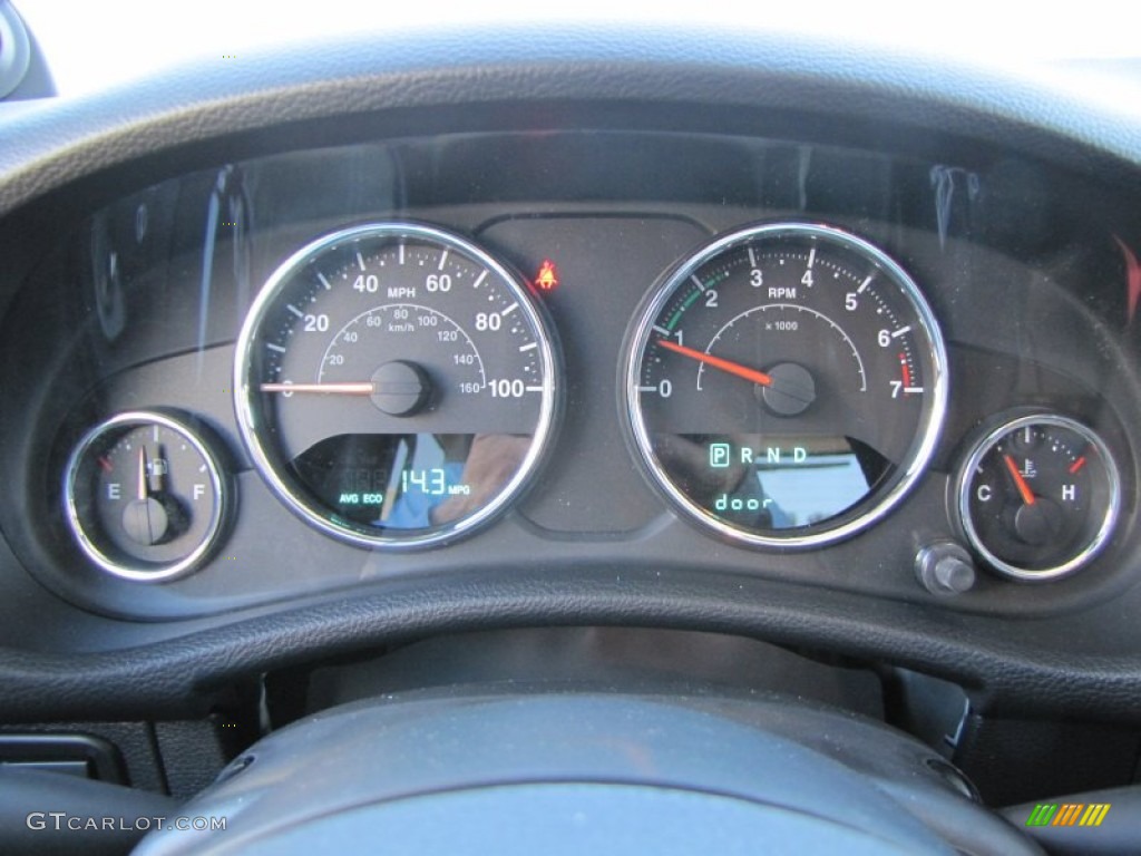 2012 Jeep Wrangler Rubicon 4X4 Gauges Photo #55666102