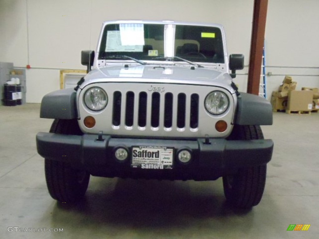 2012 Wrangler Sport S 4x4 - Bright Silver Metallic / Black photo #8