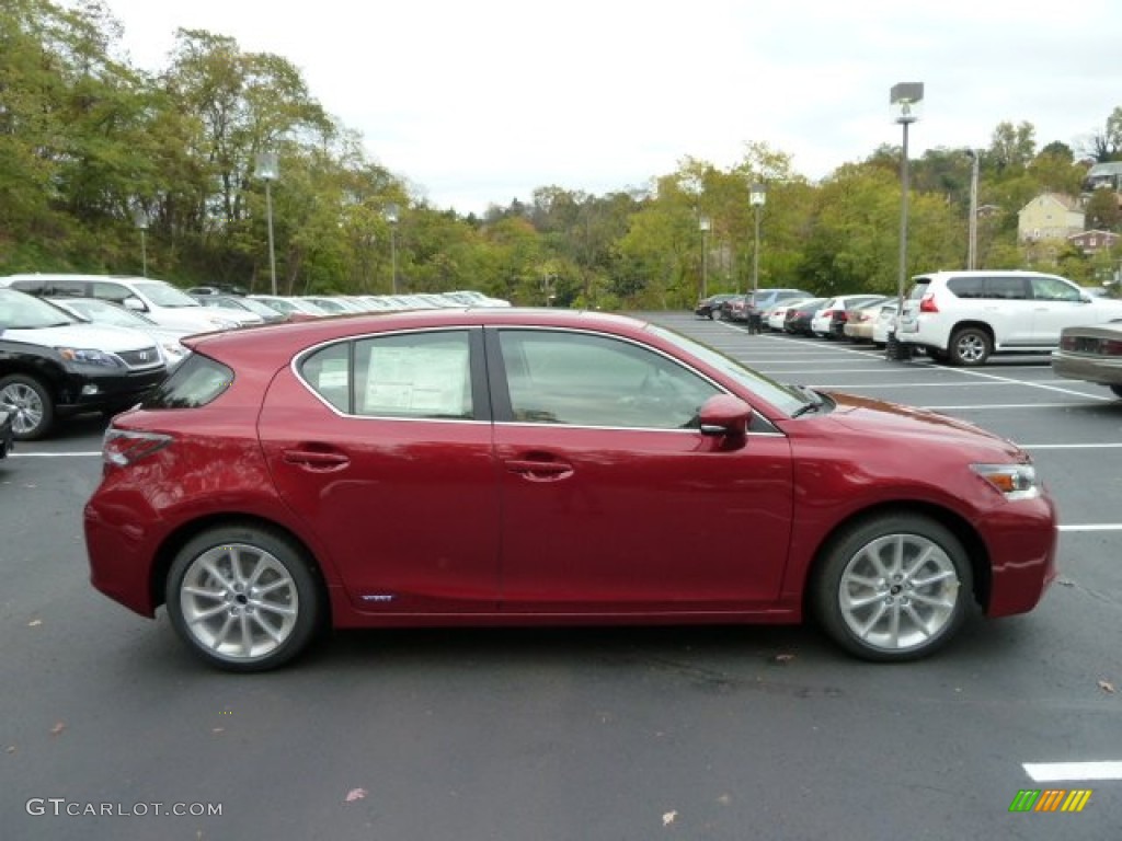 Matador Red Mica 2012 Lexus CT 200h Hybrid Premium Exterior Photo #55667010