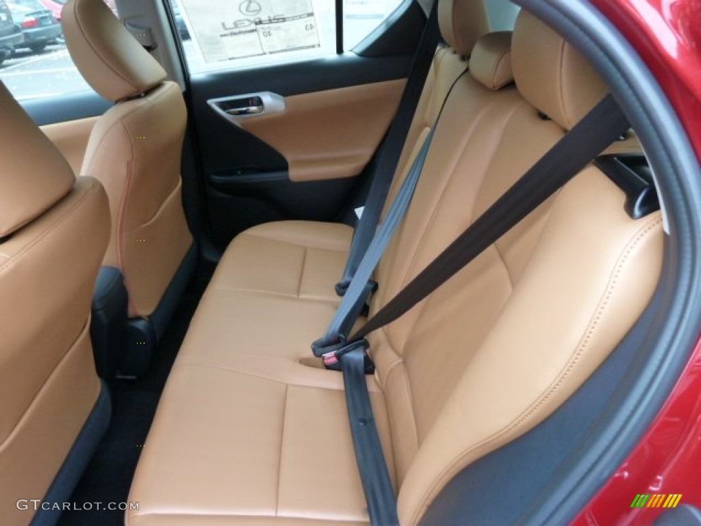 Caramel Nuluxe Interior 2012 Lexus CT 200h Hybrid Premium Photo #55667060