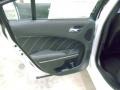 Black 2012 Dodge Charger R/T Plus Door Panel