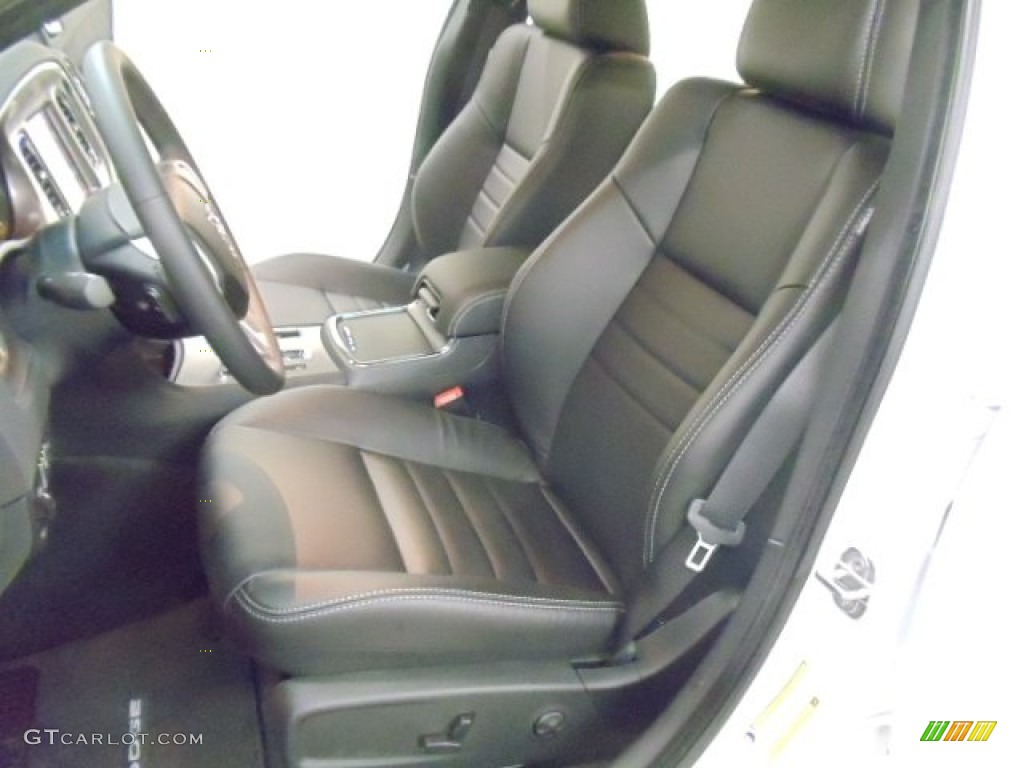 Black Interior 2012 Dodge Charger R/T Plus Photo #55667533