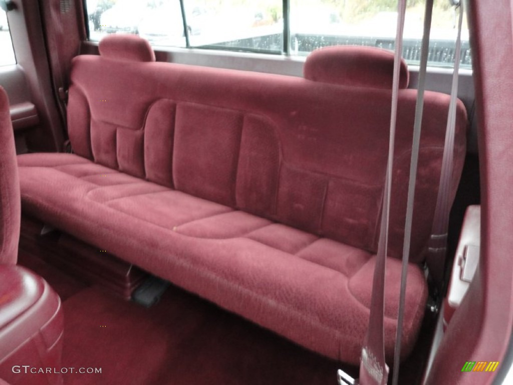 Red Interior 1999 Chevrolet Silverado 1500 Extended Cab 4x4 Photo #55667854