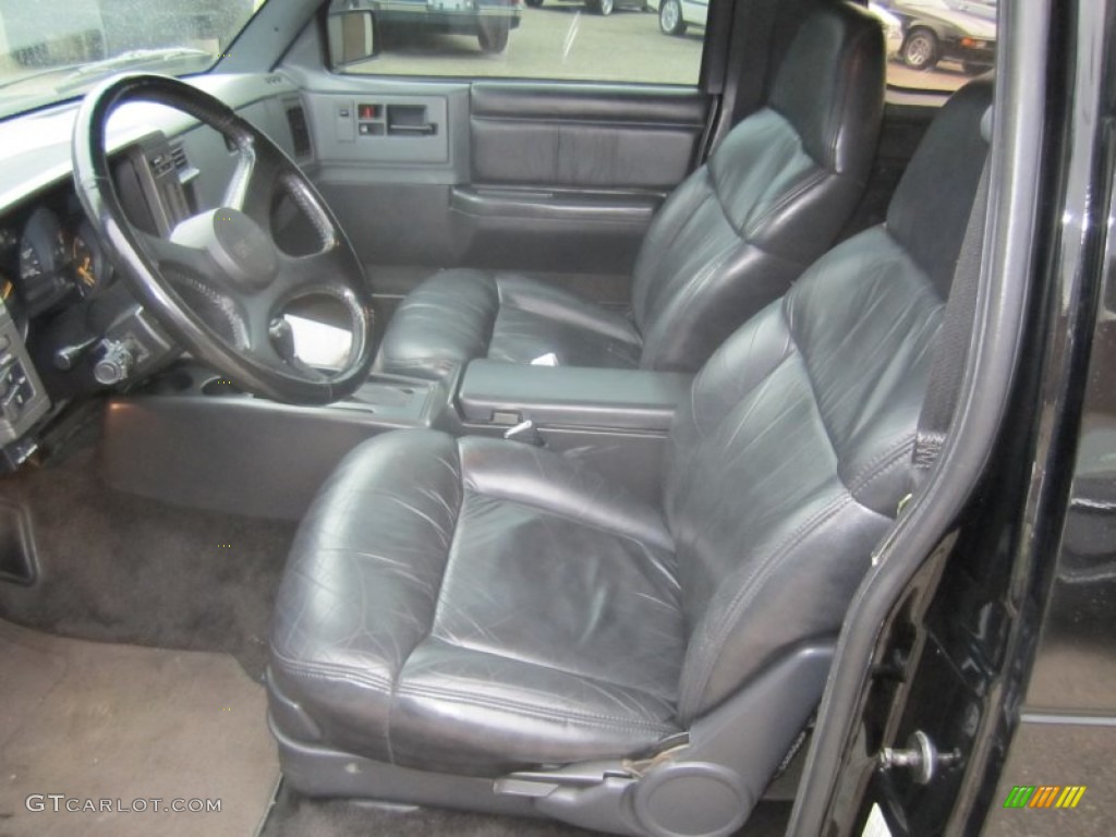Black Interior 1993 GMC Jimmy Typhoon Photo #55668385