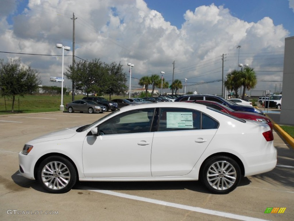 Candy White 2012 Volkswagen Jetta SEL Sedan Exterior Photo #55669489