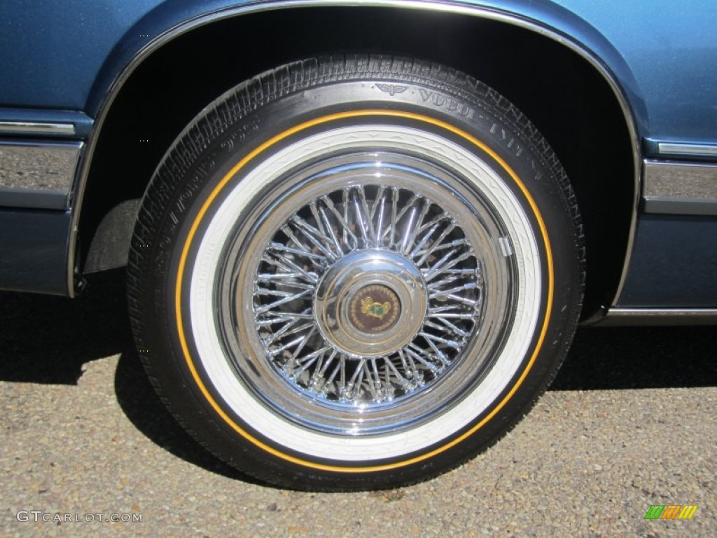 1990 Eldorado Biarritz Coupe - Sapphire Blue Metallic / Dark Blue photo #24