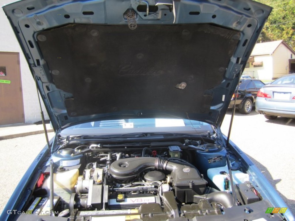 1990 Eldorado Biarritz Coupe - Sapphire Blue Metallic / Dark Blue photo #44