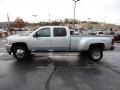 2012 Silver Ice Metallic Chevrolet Silverado 3500HD LTZ Crew Cab 4x4 Dually  photo #4