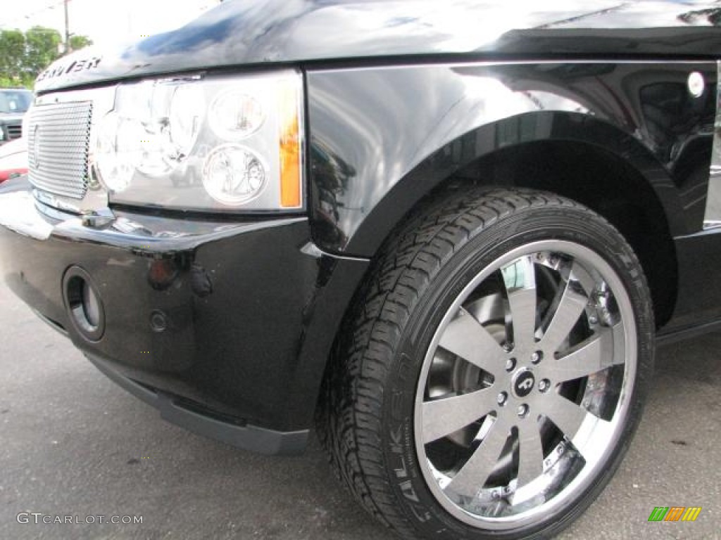 2007 Range Rover HSE - Java Black Pearl / Charcoal photo #4