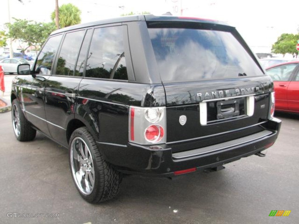 2007 Range Rover HSE - Java Black Pearl / Charcoal photo #7