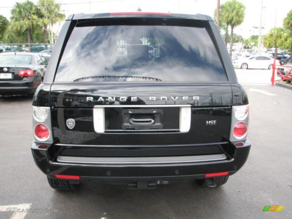 2007 Range Rover HSE - Java Black Pearl / Charcoal photo #8