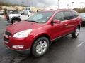 Crystal Red Tintcoat 2012 Chevrolet Traverse LT AWD Exterior