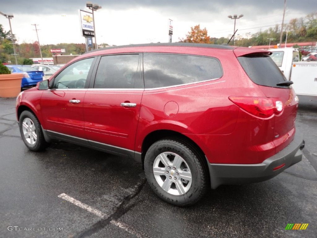 Crystal Red Tintcoat 2012 Chevrolet Traverse LT AWD Exterior Photo #55670887
