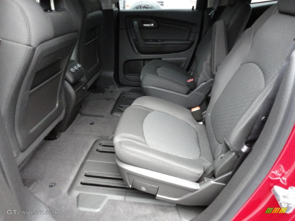 Ebony Interior 2012 Chevrolet Traverse LT AWD Photo #55670957