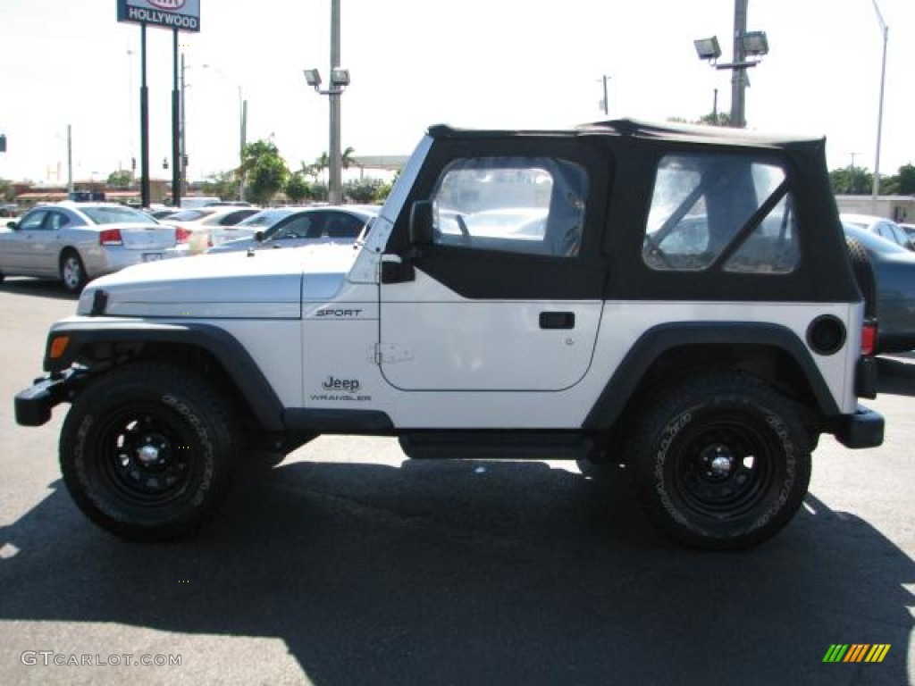 Bright Silver Metallic 2004 Jeep Wrangler Sport 4x4 Exterior Photo #55671821