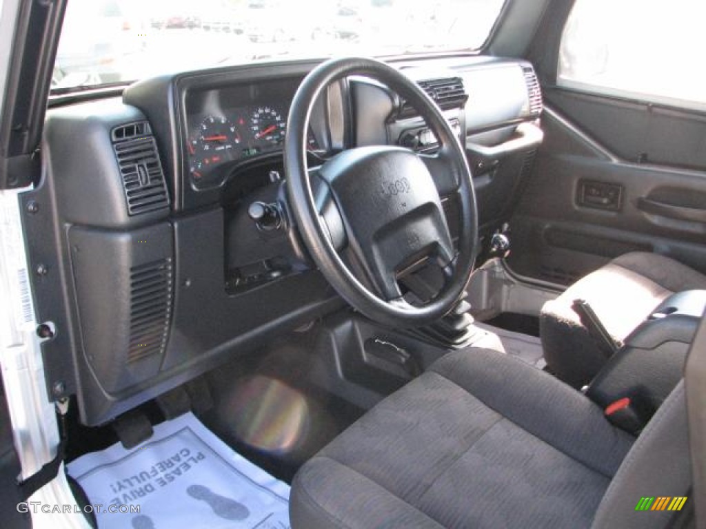 Dark Slate Gray Interior 2004 Jeep Wrangler Sport 4x4 Photo #55671880